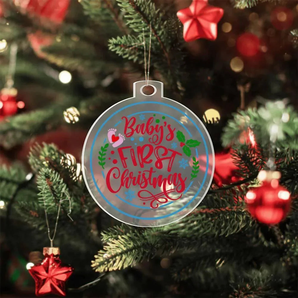 Baby's First Christmas Acrylic Keepsake Ornament