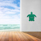 Sea Turtle Custom Name Metal Art Wall Sign