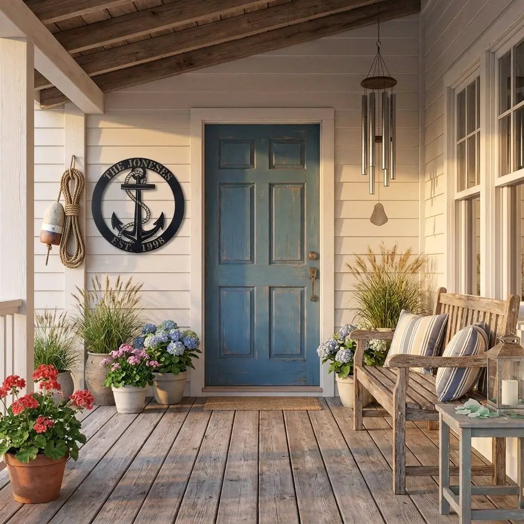 Personalized Anchor Metal Art – Where Your Story Drops Anchor