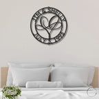 Infinite Love Personalized Name Steel Wall Sign Valentine Anniversary Birthday Gift