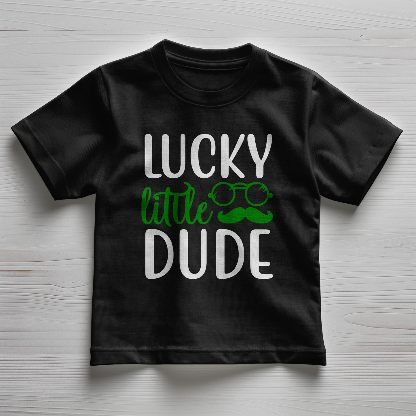 Lucky Little Dude Toddler T-Shirt – St. Patrick's Day Outfit for Boys – Funny Irish Holiday Shirt – Soft Cotton Tee - Mallard Moon Gift Shop