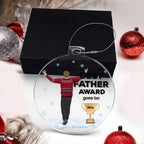 Best Father Personalized Acrylic Keepsake Ornament