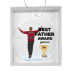 Best Father Personalized Acrylic Keepsake Ornament