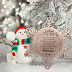Bestie Snowflake Ornament Bestie Always follow your dreams, never forget how amazing you are, Bestie Christmas Birthday Gifts Gifts