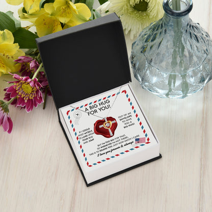 Daughter Birthday Graduation Confirmation Gift Big Hug For You Cross Pendant Necklace - Mallard Moon Gift Shop