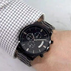 Husband Wedding Day Gift - Coupon Book - Black Chronograph Watch