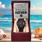 Dad Certificate of Achievement for the World's Greatest Father Black Chronograph Watch - Mallard Moon Gift Shop