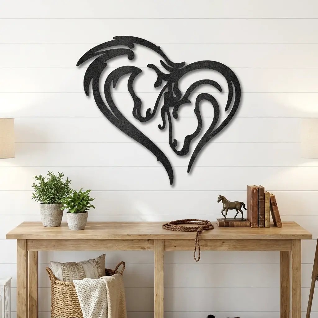 Horse Love Steel Wall Sign