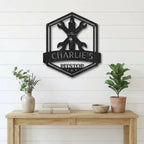 Personalized Mechanic Garage Metal Wall Art | Custom Garage Name Sign | Auto Repair Shop Decor | Wrench Metal Sign | Made in USA