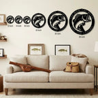 Personalized Bass Fishing Metal Sign Custom Fisherman Wall Art - Lake House Decor Outdoor Sign