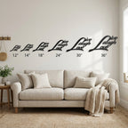 Live Laugh Love Metal Wall Art – Inspirational Script Metal Sign – Farmhouse Home Decor – Rustic Indoor Outdoor Steel Wall Hanging