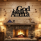 God Bless America Metal Art – A Tribute to Faith, Freedom & Home