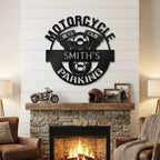 Personalized Motorcycle Metal Sign, Custom Biker Wall Art, Motorcycle Garage Decor