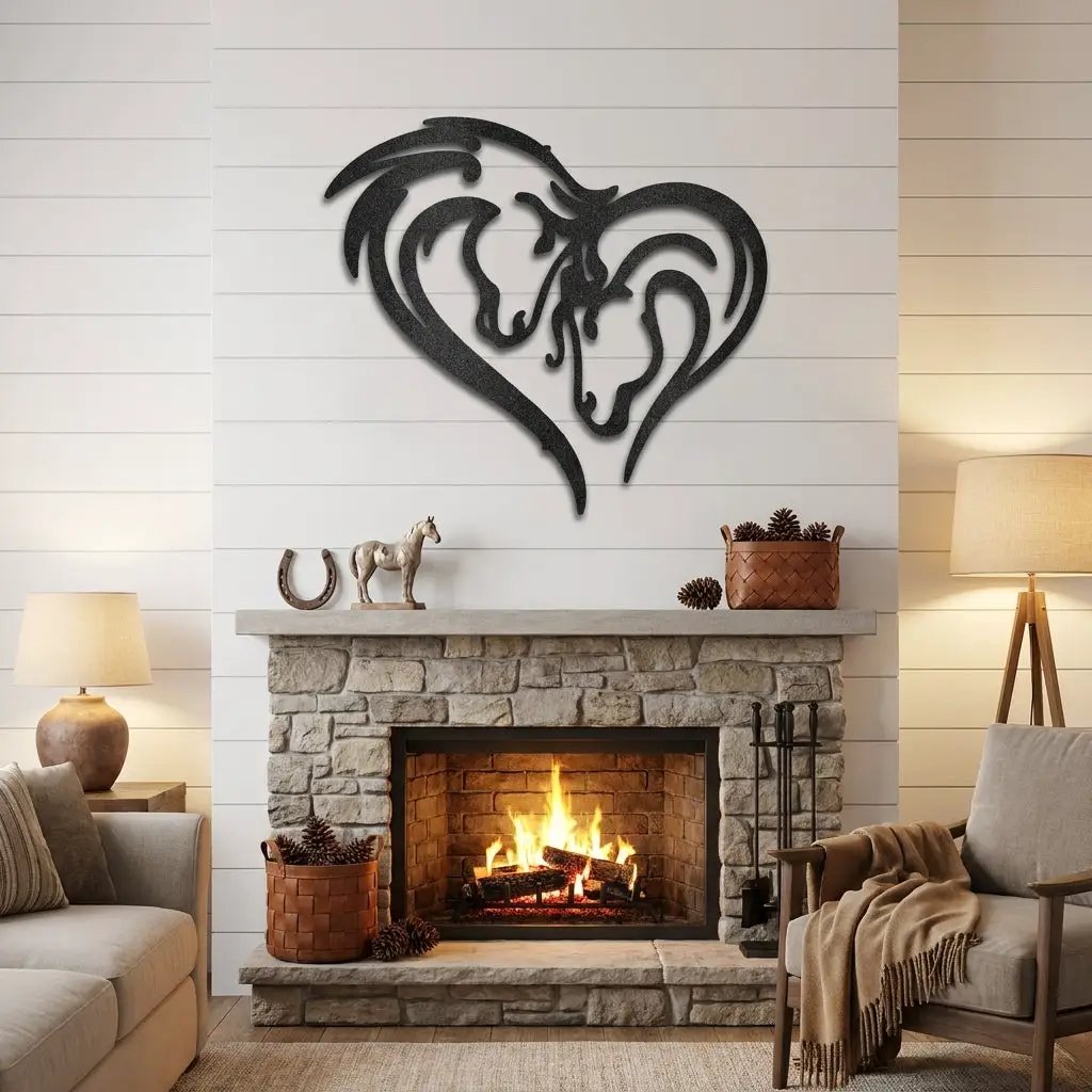 Horse Love Steel Wall Sign