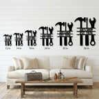 Personalized Tool Metal Wall Art, Custom Garage Workshop Sign, Mechanic Shop Sign, Handyman Wall Decor,