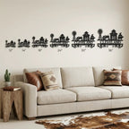 Personalized Barn & Tractor Steel Wall Art - Custom Farm Name Metal Sign