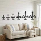 Personalized Anchor Name Metal Art – Simple, Bold, Yours