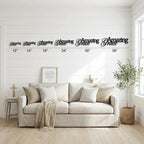Amazing Grace Metal Wall Art Sign – Christian Steel Scripture Decor – Inspirational Faith Home Decor – Laser Cut Metal Sign