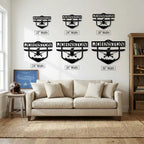 Personalized Airplane Metal Wall Art – Custom Pilot Name Sign – Aviation Decor – Aircraft Wall Art – Gift for Pilots