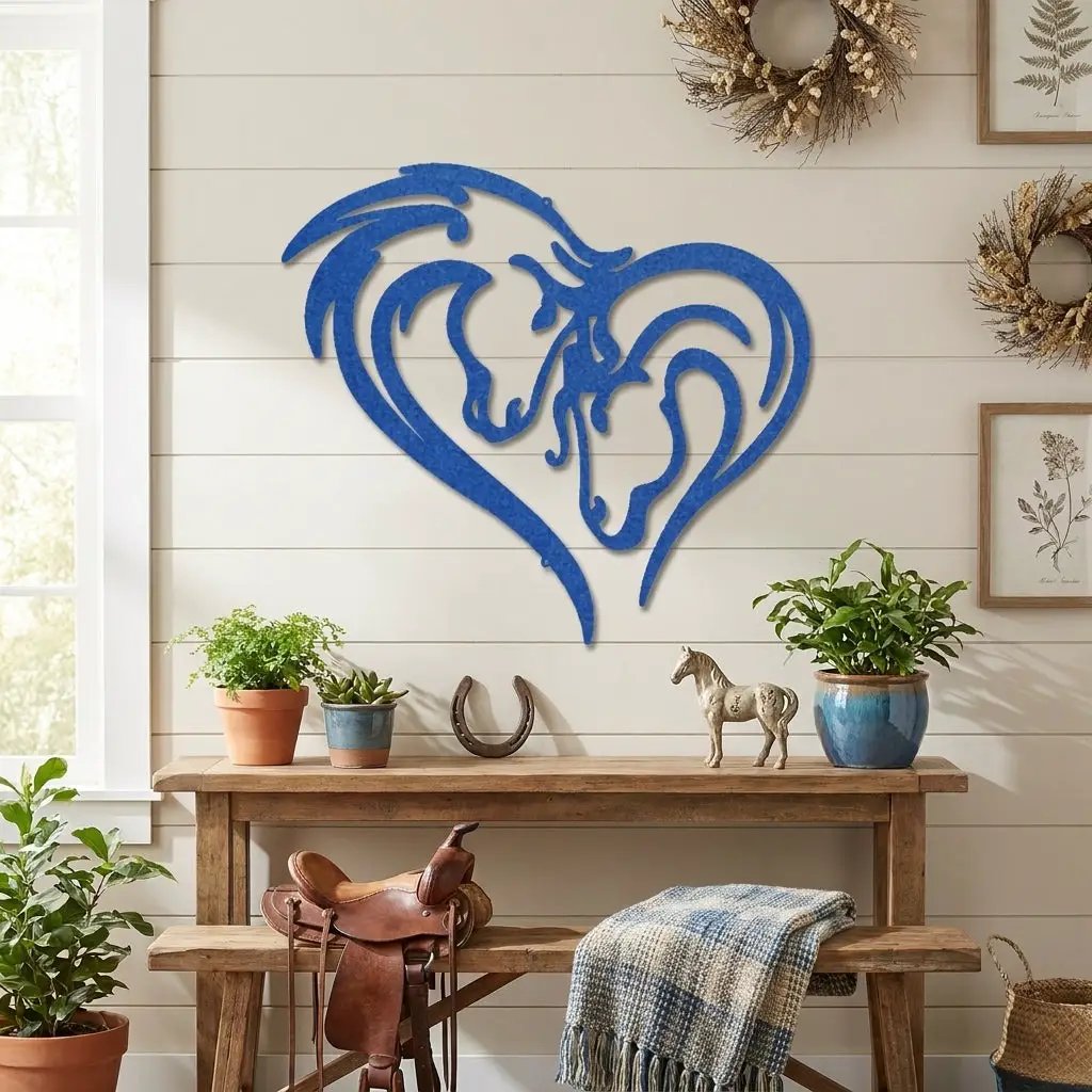Horse Love Steel Wall Sign