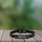 Brother-in-law Braided Leather Bracelet, Everyone wishes they had, Inspirational Bracelet For Brother In Law, Brother In Law Gifts, Birthday Christmas Unique Gifts For Brother In Law