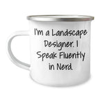Landscape Designer Gifts, Funny Quote Mugs, Gifts from Friends to Landscape Designers, Unique Mother's Day Unique Gifts for Her, 12 oz Stainless Steel Camping Mug