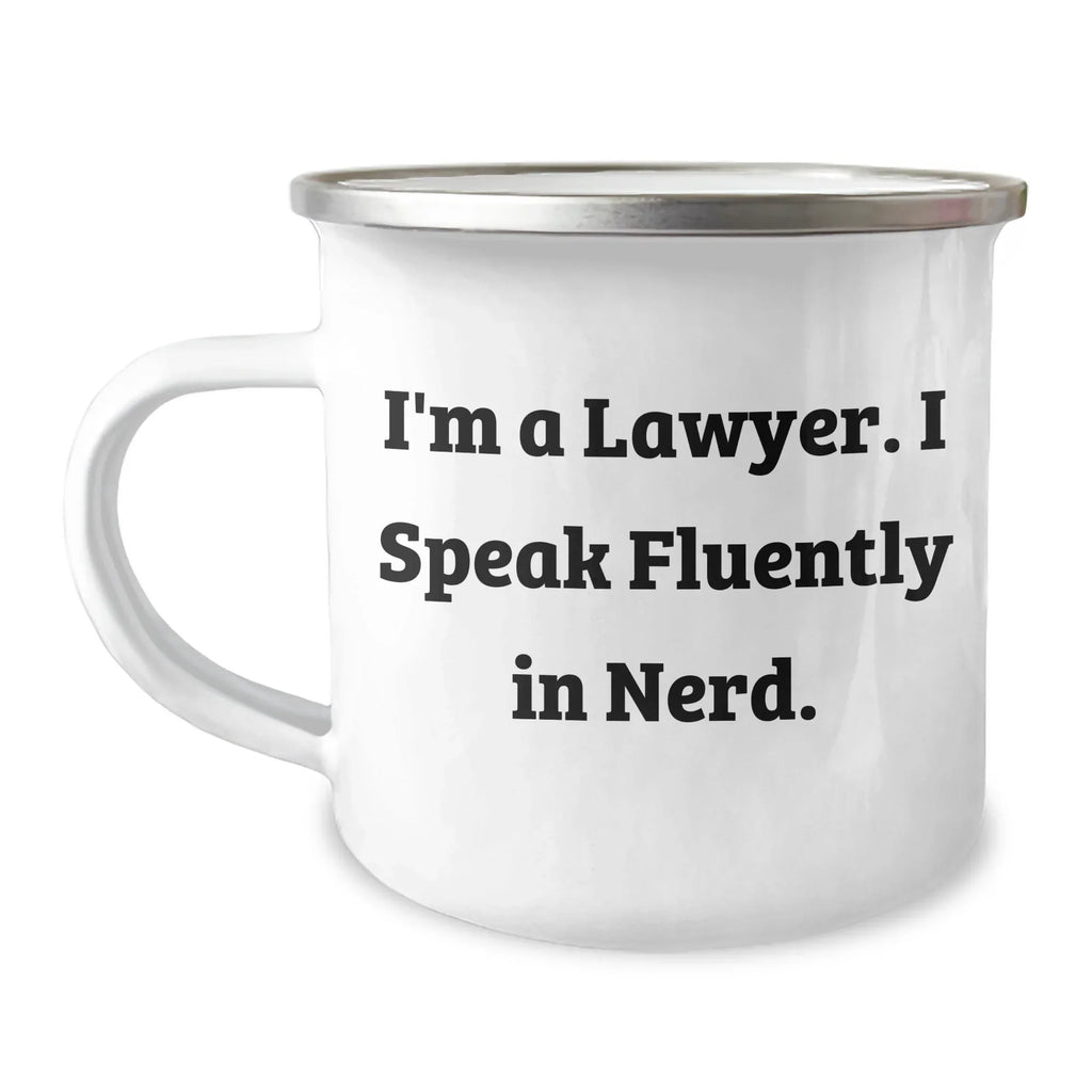 Funny Lawyer Gifts - I'm A Lawyer. I Speak Fluently In genius. - Mother's Day Unique Gifts from Men to Women, Coworkers, and Friends