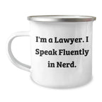 Funny Lawyer Gifts - I'm A Lawyer. I Speak Fluently In genius. - Mother's Day Unique Gifts from Men to Women, Coworkers, and Friends