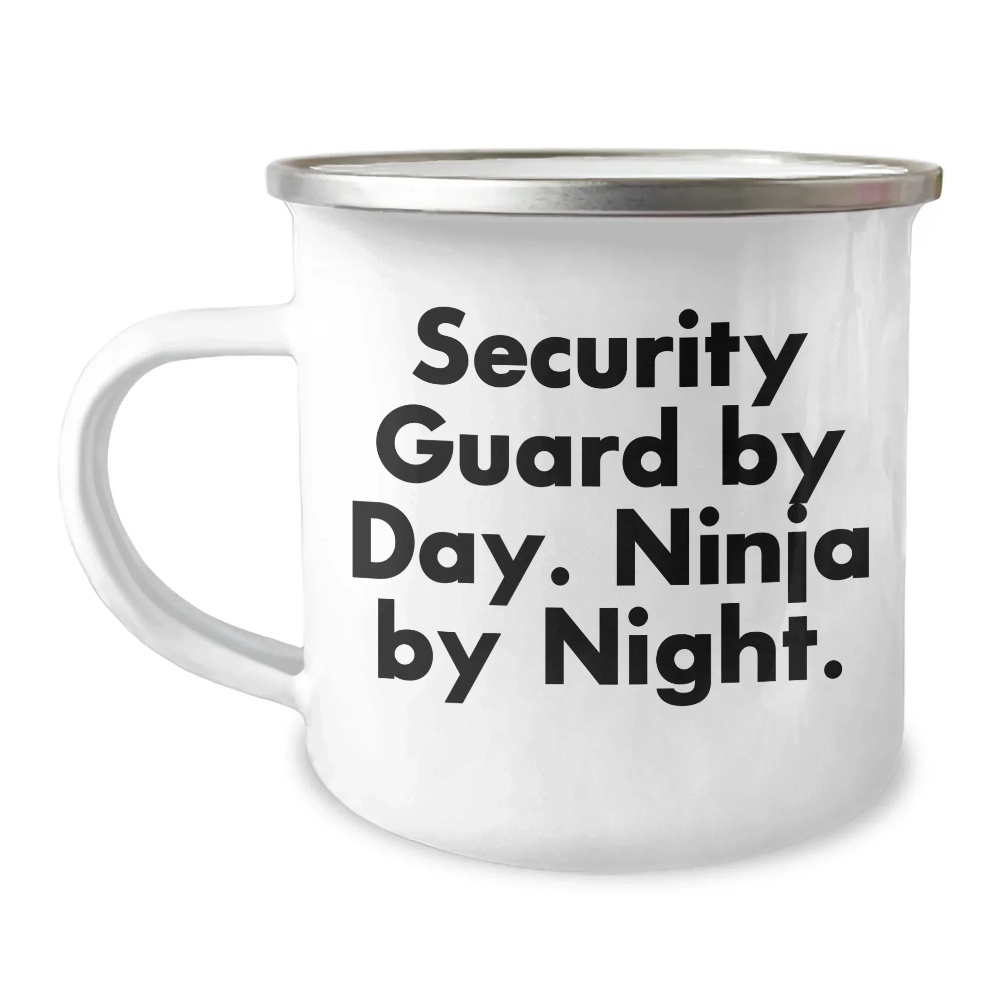 Security Guard Gifts, Funny Quote, Camping Mug, 12 oz, Stainless Steel, Graduation Unique Gifts from Friends