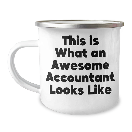 Funny Accountant Gifts Camping Mug This Is What An Awesome Accountant Looks Like Gifts from Friends for Accountant on Father's Day - Image 1