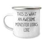 Funny Minister Gifts for Men, This Is What an Awesome Minister Looks Like, Camping Mug for Father's Day, Gifts from Men to Ministers