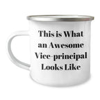 Vice-principal Gifts, Funny Quote Camping Mugs, Gifts from Men to Vice-principal, Perfect Father's Day Unique Gifts for Vice-principals