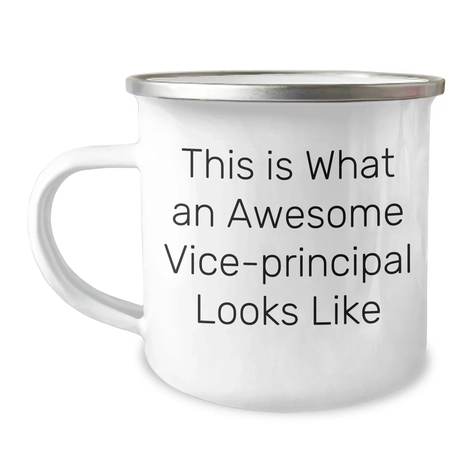 Funny Vice-principal Gifts from Friends for Awesome Vice-principals on Father's Day - Camping Mug with Quote 'This Is What An Awesome Vice-principal Looks Like'