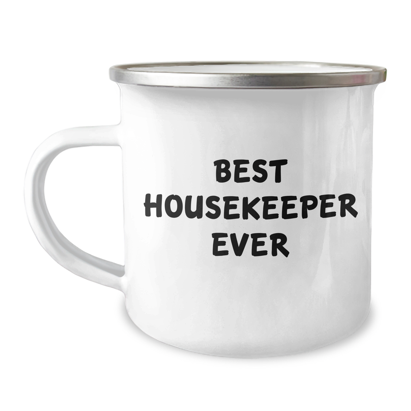 Funny Housekeeper Gifts from Friends, Best Housekeeper Ever Quote, Camping Mug, Mother's Day Unique Gifts for Her, Gifts from Family - Image 1