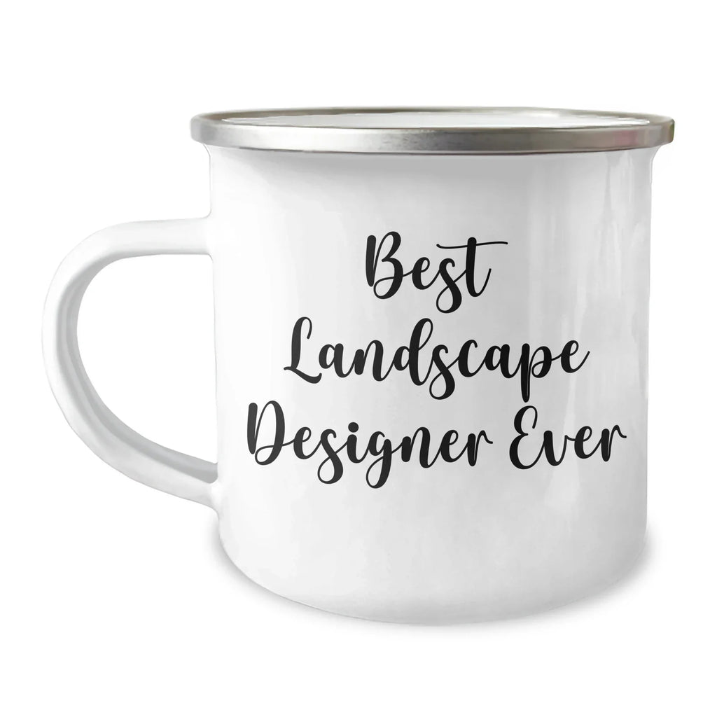 Funny Landscape Designer Gifts - Best Landscape Designer Ever Camping Mug for Mother's Day from Friends - Unique Gifts for Women or Men
