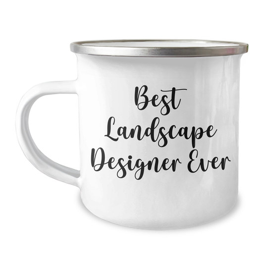 Funny Landscape Designer Gifts - Best Landscape Designer Ever Camping Mug for Mother's Day from Friends - Unique Gifts for Women or Men - Image 1