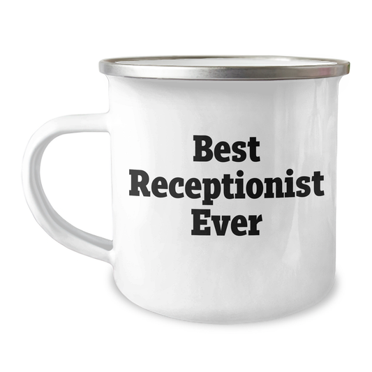 Funny Receptionist Gifts for Men from Best Receptionist Ever, Father's Day Unique Gifts for Coworkers - Image 1