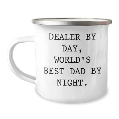 Dealer Gifts, Funny Quote, Camping Mug, Graduation Unique Gifts from Men, for Dealers - Image 1