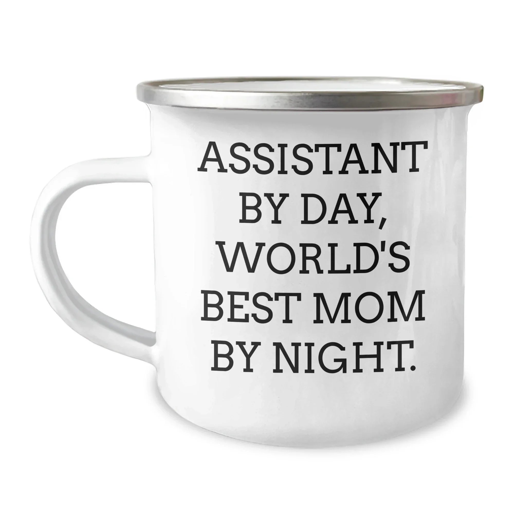 Assistive Graduation Gifts from Women to Assistants, World's Best Mom Camping Mug, Funny Quote