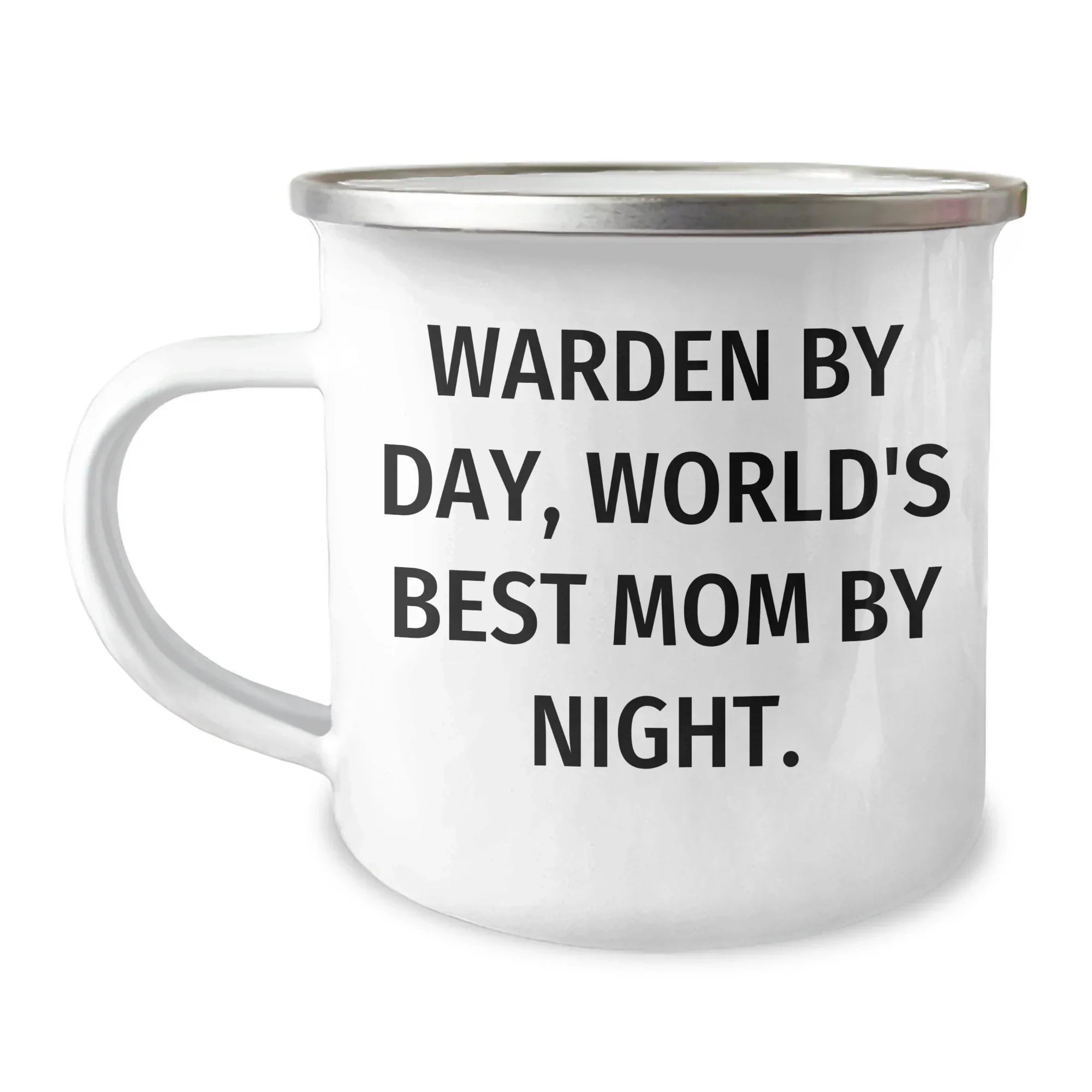 Warden By Day, World's Best Dad By Night - Funny Camping Mug, Gifts from Men to Warden, Father's Day Unique Gifts