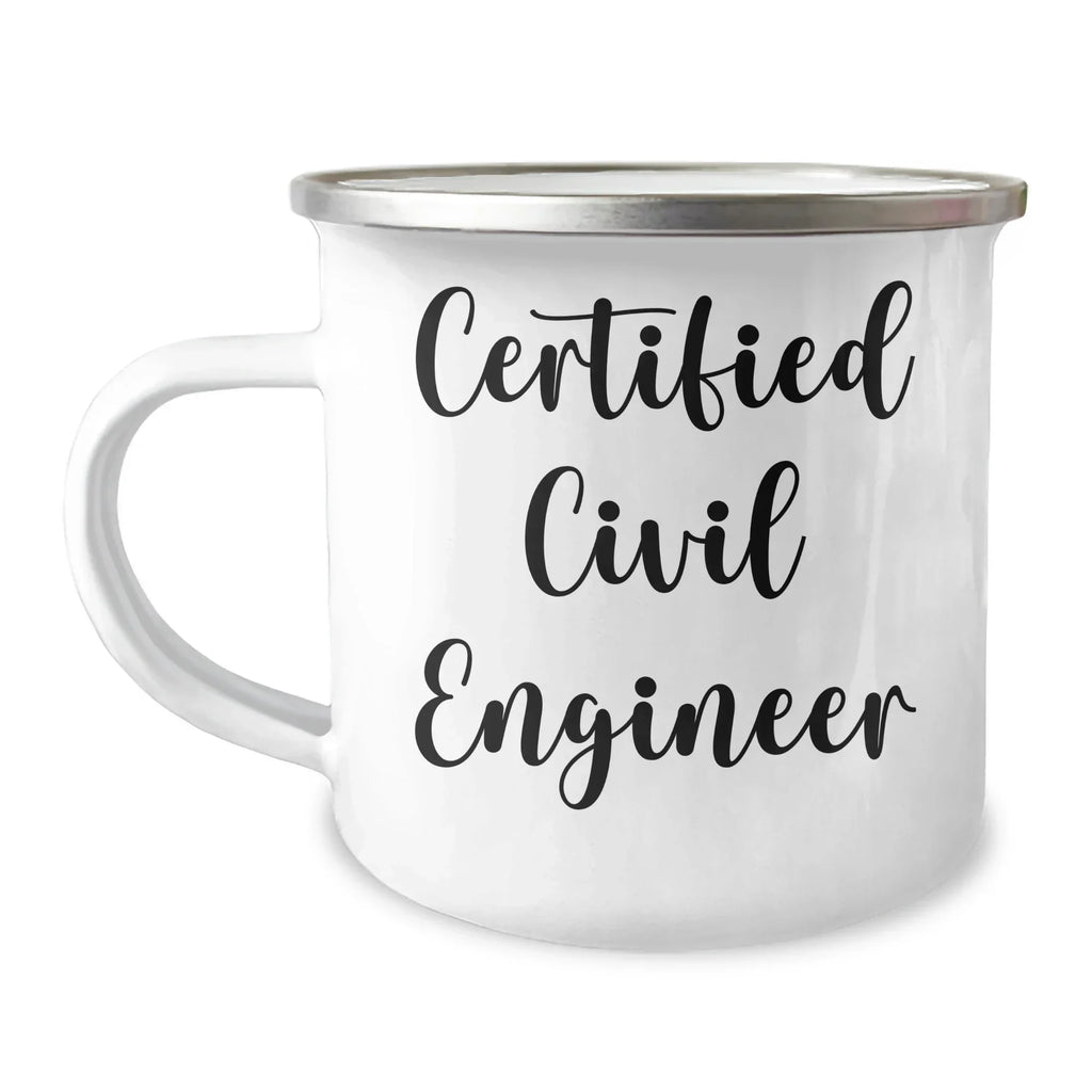 Funny Civil Engineer Gifts from Men to Civil Engineer Friends, Camping Mug for Father's Day