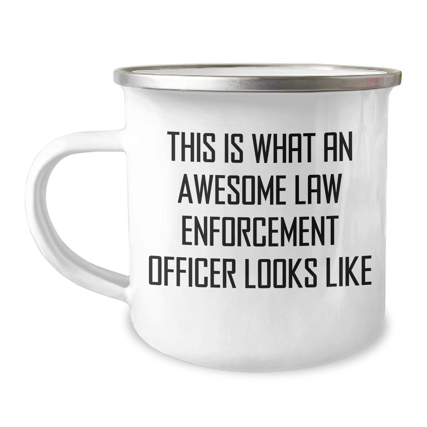 Funny Law Enforcement Officer Gifts, Camping Mug for Dad, This Is What An Awesome Law Enforcement Officer Looks Like, Father's Day Unique Gifts from Men to Law Enforcement Officer - Image 1