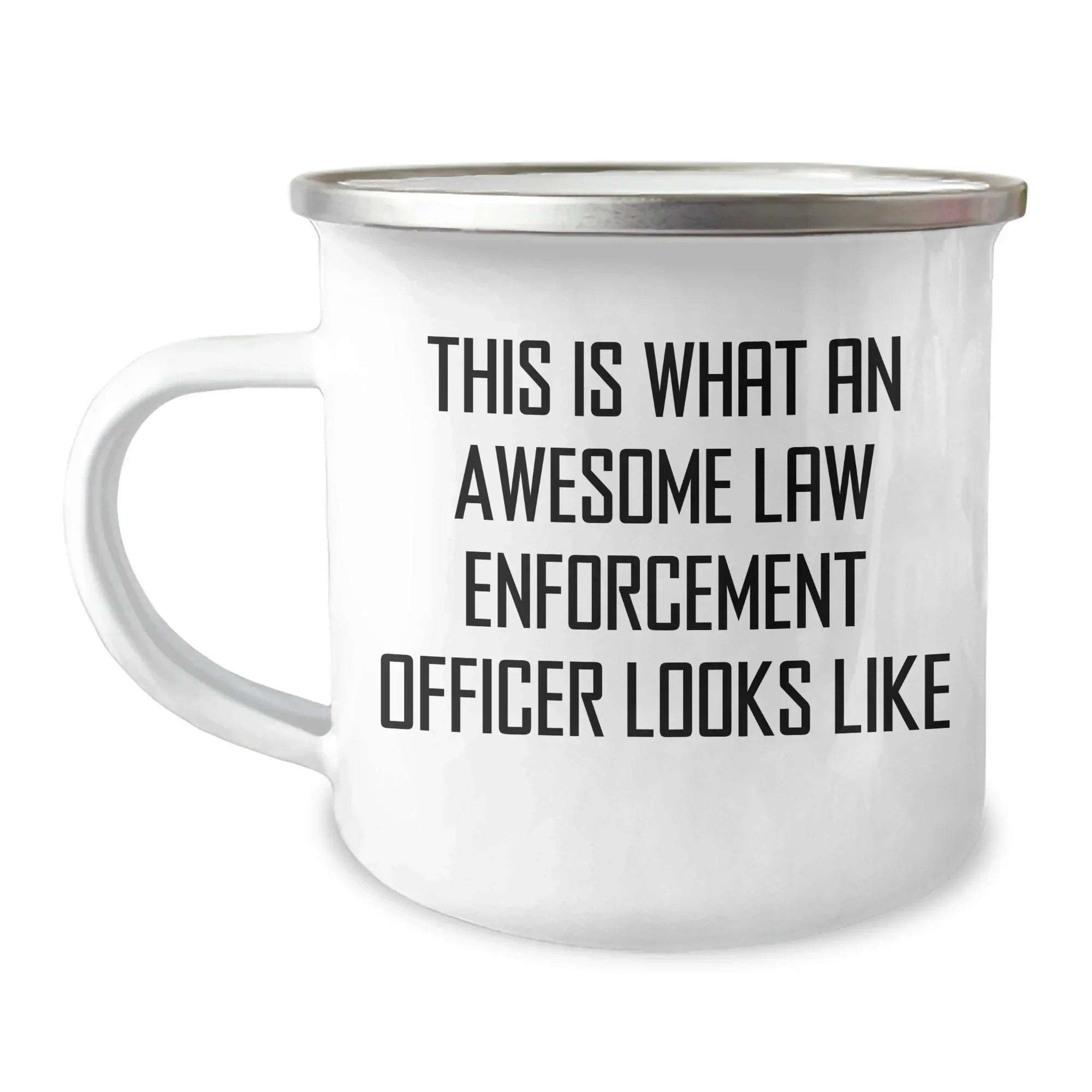 Funny Law Enforcement Officer Gifts, Camping Mug for Dad, This Is What An Awesome Law Enforcement Officer Looks Like, Father's Day Unique Gifts from Men to Law Enforcement Officer