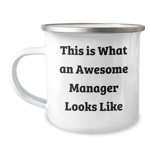 Funny Manager Gifts for Dad - This Is What An Awesome Manager Looks Like, Camping Mug for Father's Day, Gifts from Men to Manager, Perfect for Coworkers - Image 1