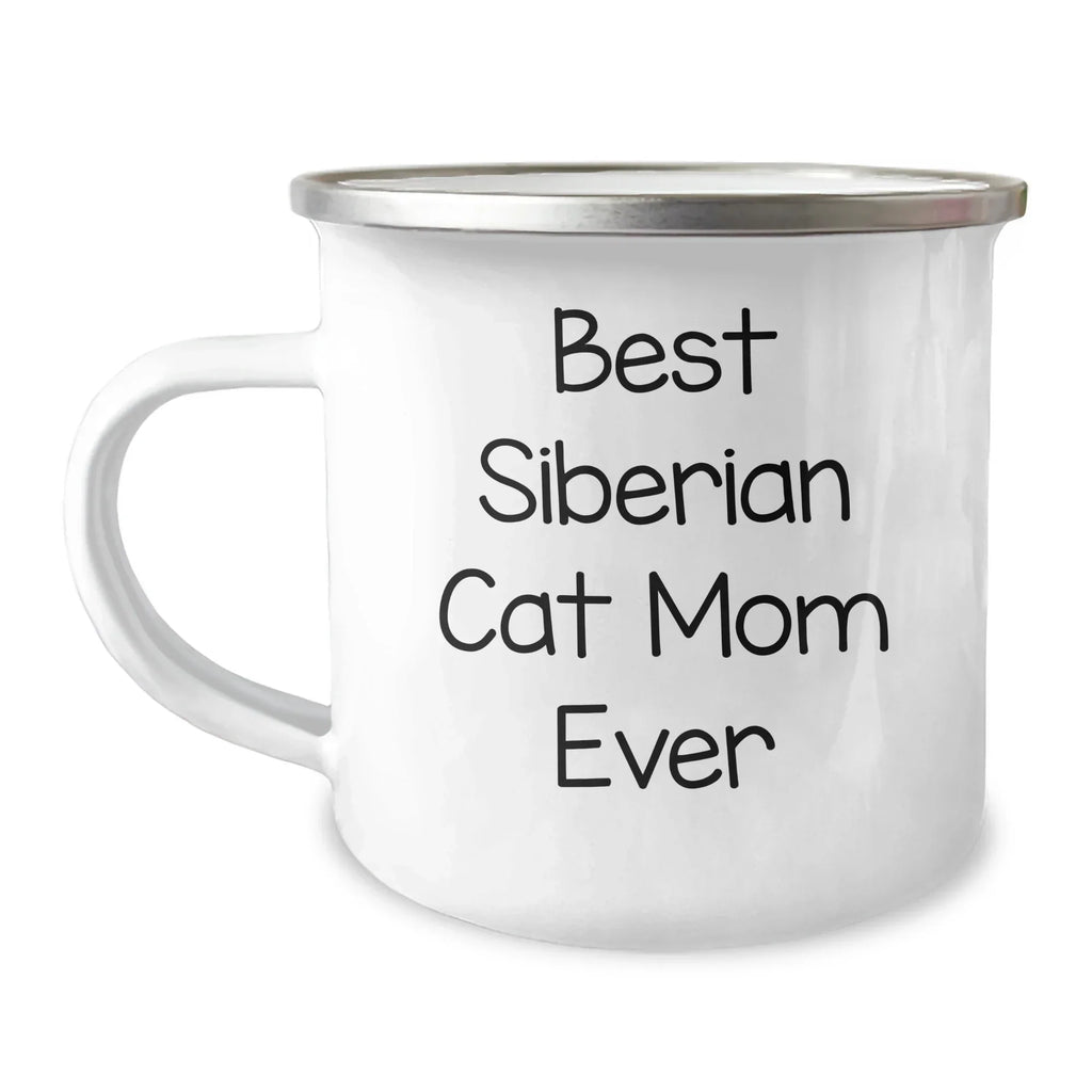 Siberian Cat Mom Gifts for Men, Funny Camping Mug with Best Quotes, Unique Father's Day Unique Gifts from Family, Best for Siberian Cat Enthusiasts
