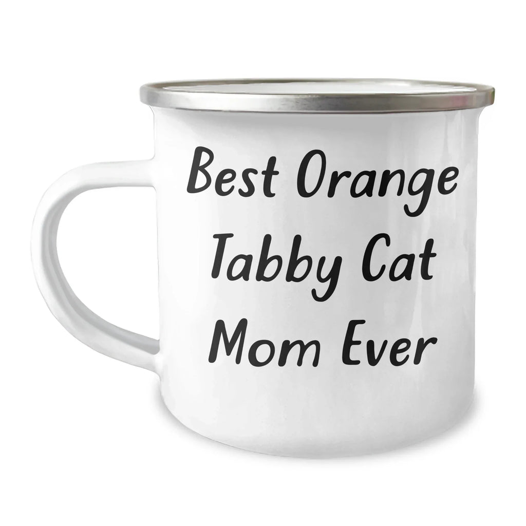 Best Orange Tabby Cat Mom Ever, Funny Camping Mug Gifts from Friends to Family, Orange Tabby Cat Gifts for Men, Orange Tabby Cat Lovers, Father's Day Unique Gifts