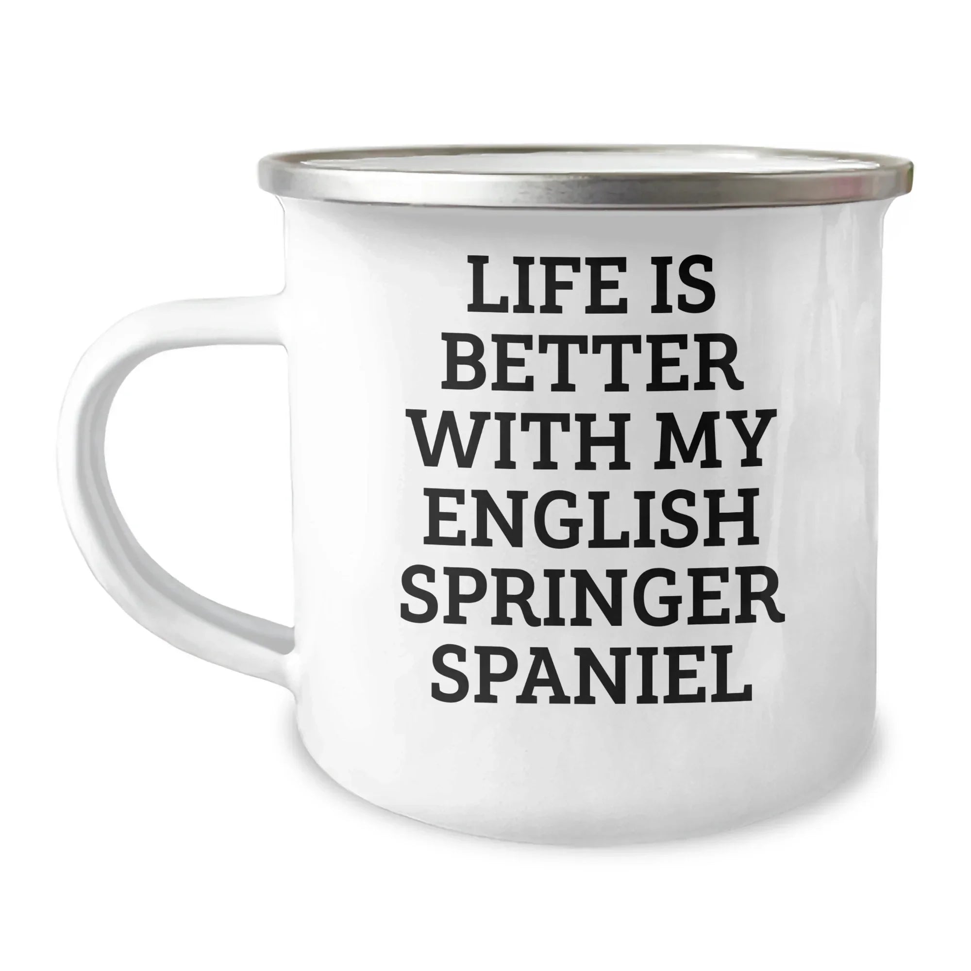 English Springer Spaniel Dog Lover Gifts, Funny Camping Mug, Gifts from Men to English Springer Spaniel Dog Owners for Father's Day, Unique Inspirational Mugs