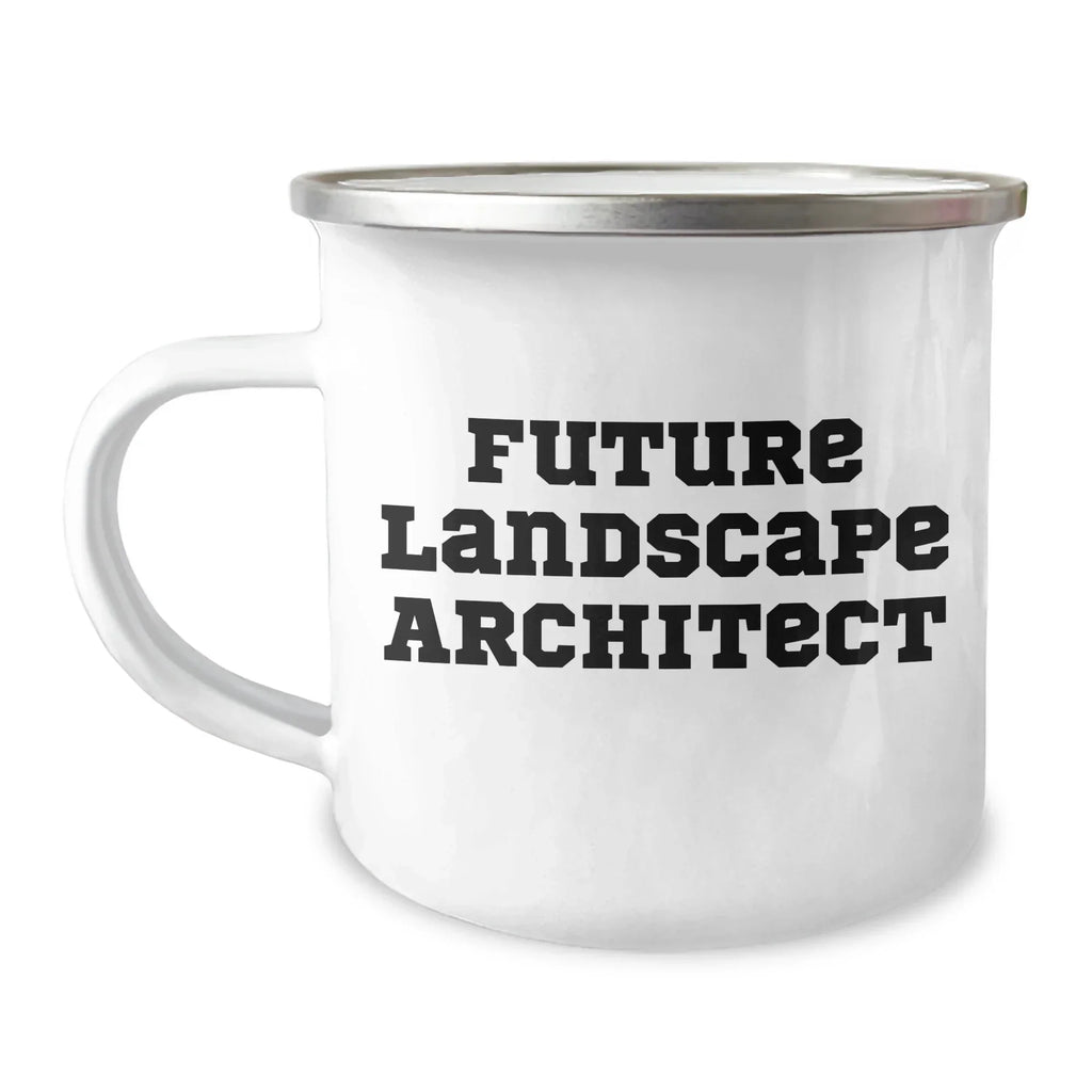 Funny Future Landscape Architect Gifts from Mom, Unique Camping Mug for Mother's Day