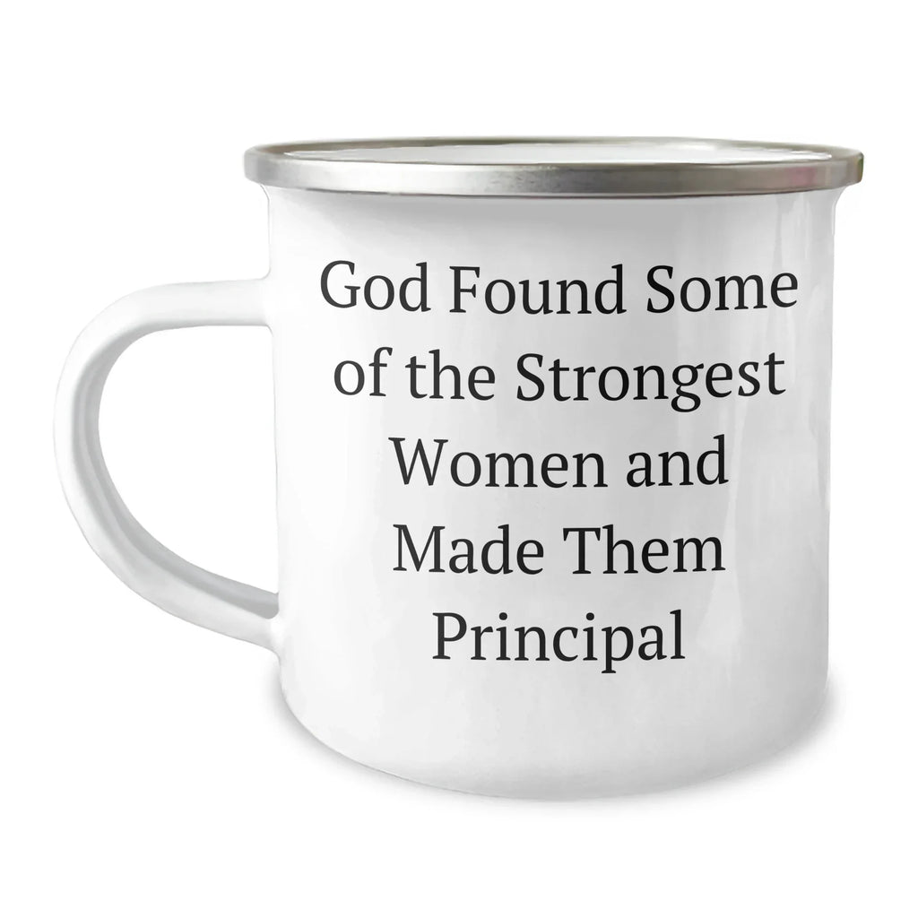 Funny Principal Gifts from Friends, Unique Graduation Mugs for Her with Inspirational Quote, Stainless Steel with Enamel Finish, 12 oz Capacity