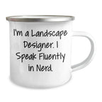 Landscape Designer Gifts, Funny Quote Mugs, Gifts from Friends to Landscape Designers, Unique Mother's Day Unique Gifts for Her, 12 oz Stainless Steel Camping Mug